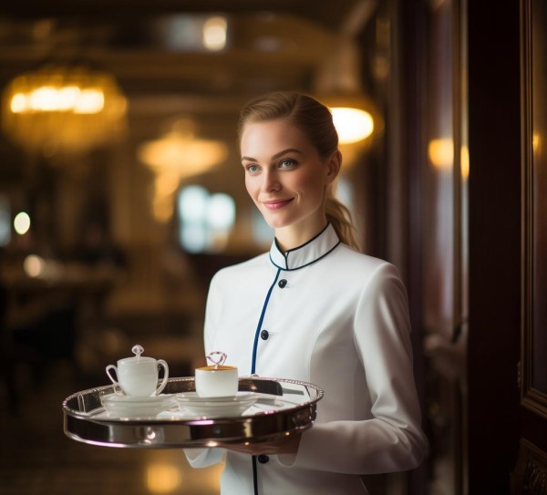 优雅的服务,酒店服务员的文明之光 优雅的服务,酒店服务员的文明之光