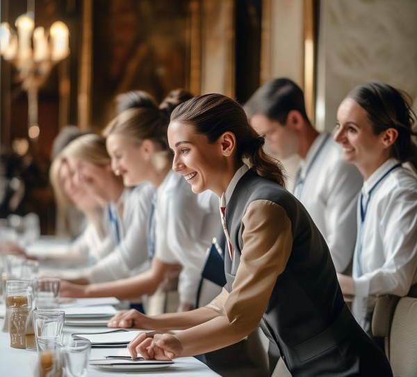 提升服务质量，礼仪之士，酒店服务员礼仪培训之路